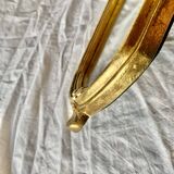 Vintage gold resin wall mirror