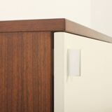 Enfilade Airborne with lacquered sliding doors, France, 1960s