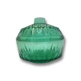 Arcoroc Green Sugar Bowl – Vintage Elegance Add a touch of vintage refinement