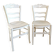 2 chaises bistrot patinées