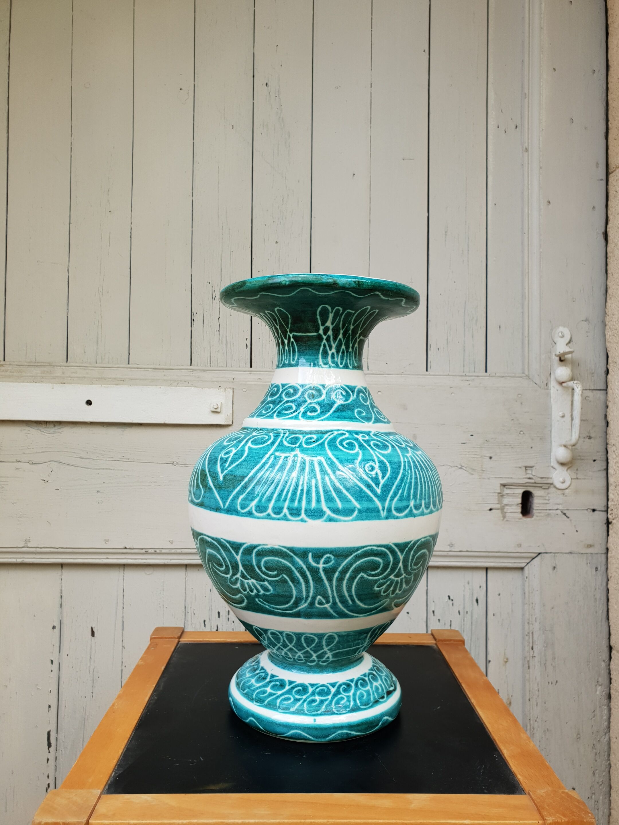 Vase en céramique vallauris 1950