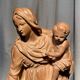 Vierge a l'enfant d'apres jean dubois en resine musee du louvre