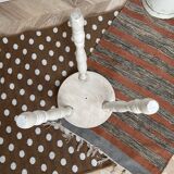 Patinated white tripod