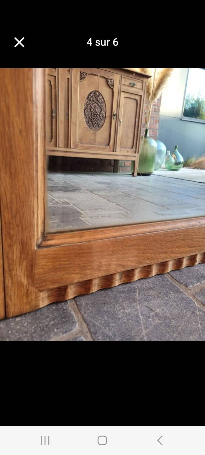 Large antique mirror to put down