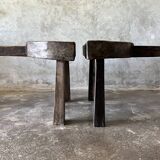 Modular bench or coffee table in 2 parts L:2m W:60 H:46