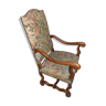 Louix XIII style lounge chair (Massive Walnut of France)
