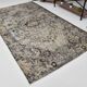 5x10 Distressed Brown Vintage Rug, 164x295Cm