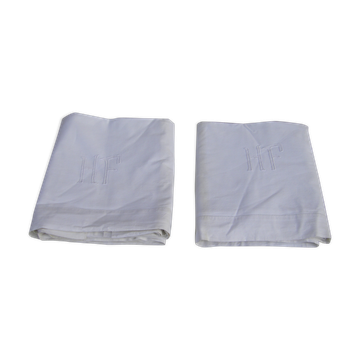 Paire de draps anciens