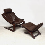 Kroken Nelo leather armchair, 1960