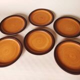 6 assiettes à dessert St Amand Meylan