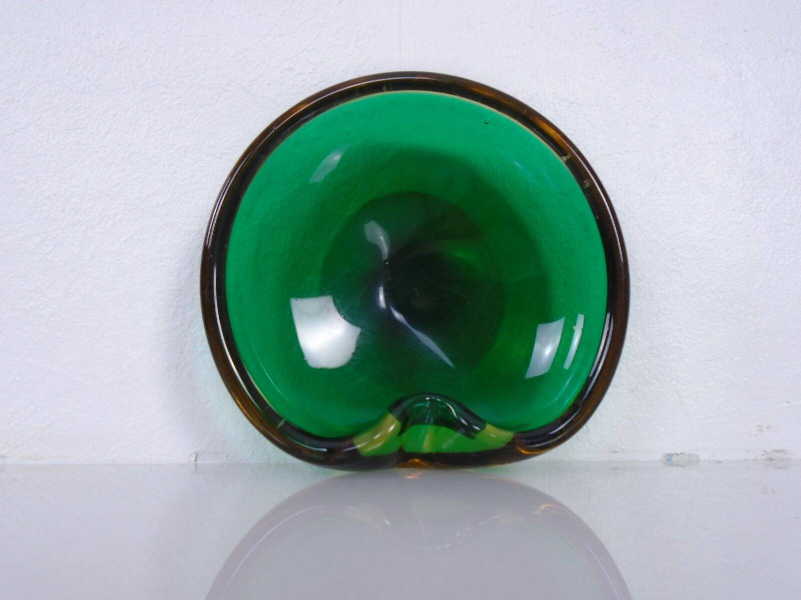 Submerged Murano Glass Ashtray, Italy, 1960s