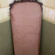 Carved wooden full-length mirror