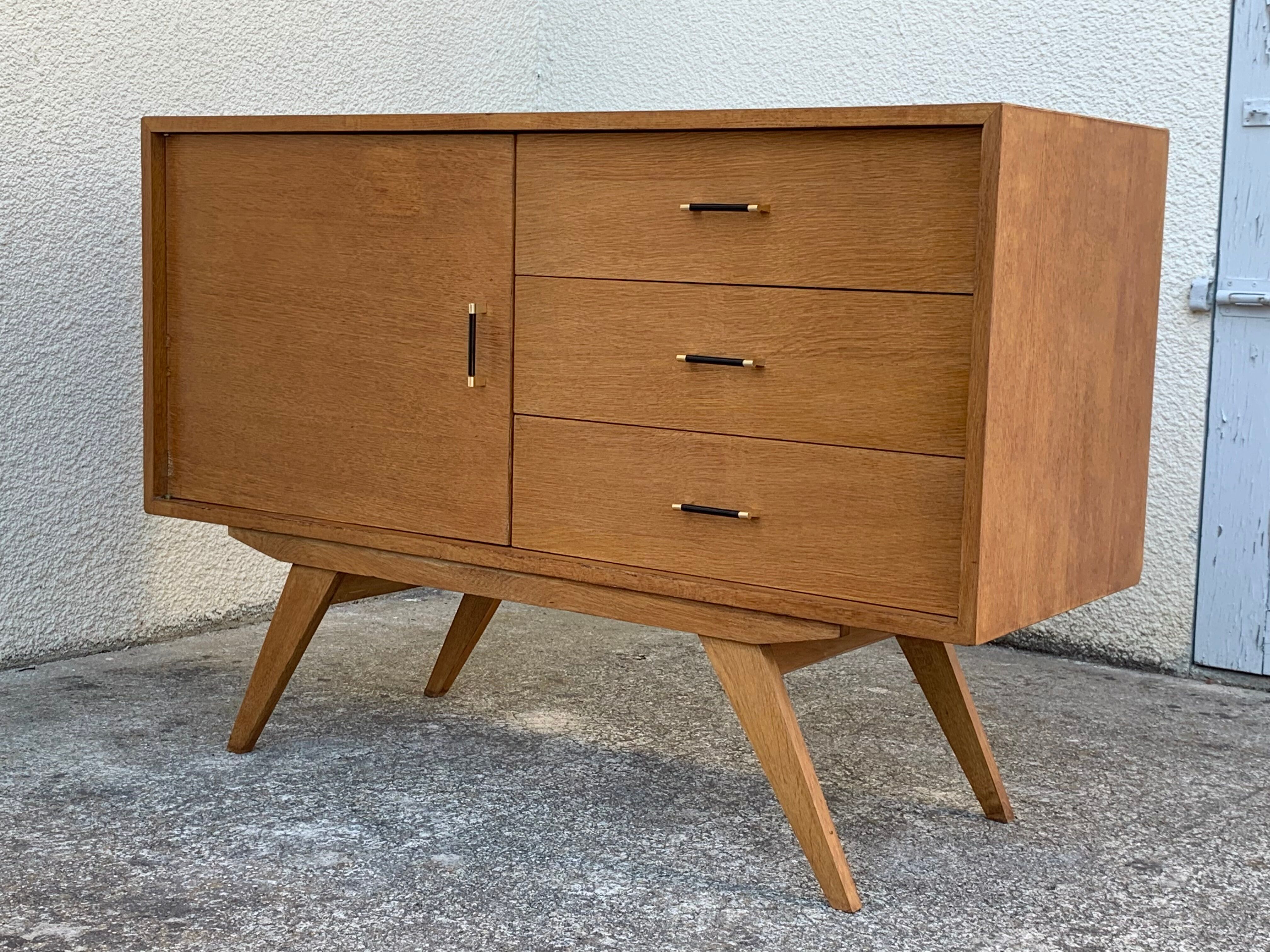 Vintage buffet compass feet 1950