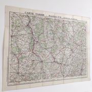 Carte ancienne Bourgogne édition Taride 1920