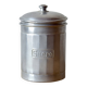 Series of Six vintage aluminum spice jars - Storage jars - 1940.