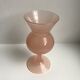 Vase in pink opaline 50s