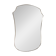 Vintage mirror with gold rim, 1960s