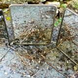 Triptych barber mirror