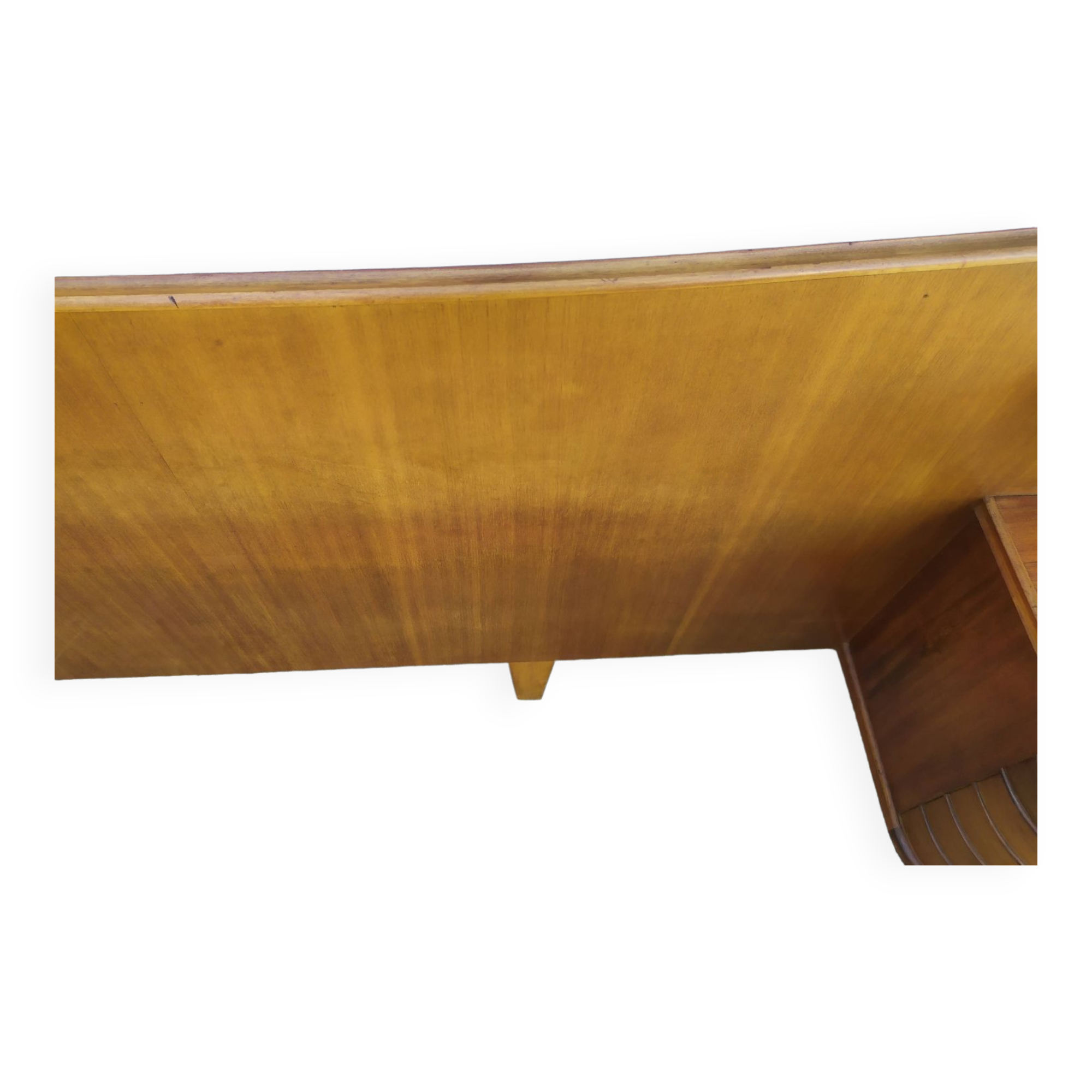 Vintage headboards and bedside tables