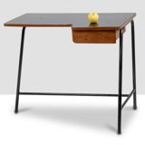 Jacques Hitier for MBO, Desk in oak and black metal, year 1951