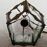 Vintage brass lantern pendant