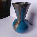 Vase en grès de Puisaye signé Jean Pointu