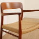 Chaises de salle à manger Niels Otto Moller | Modèle 56 | Teck | Rénovées