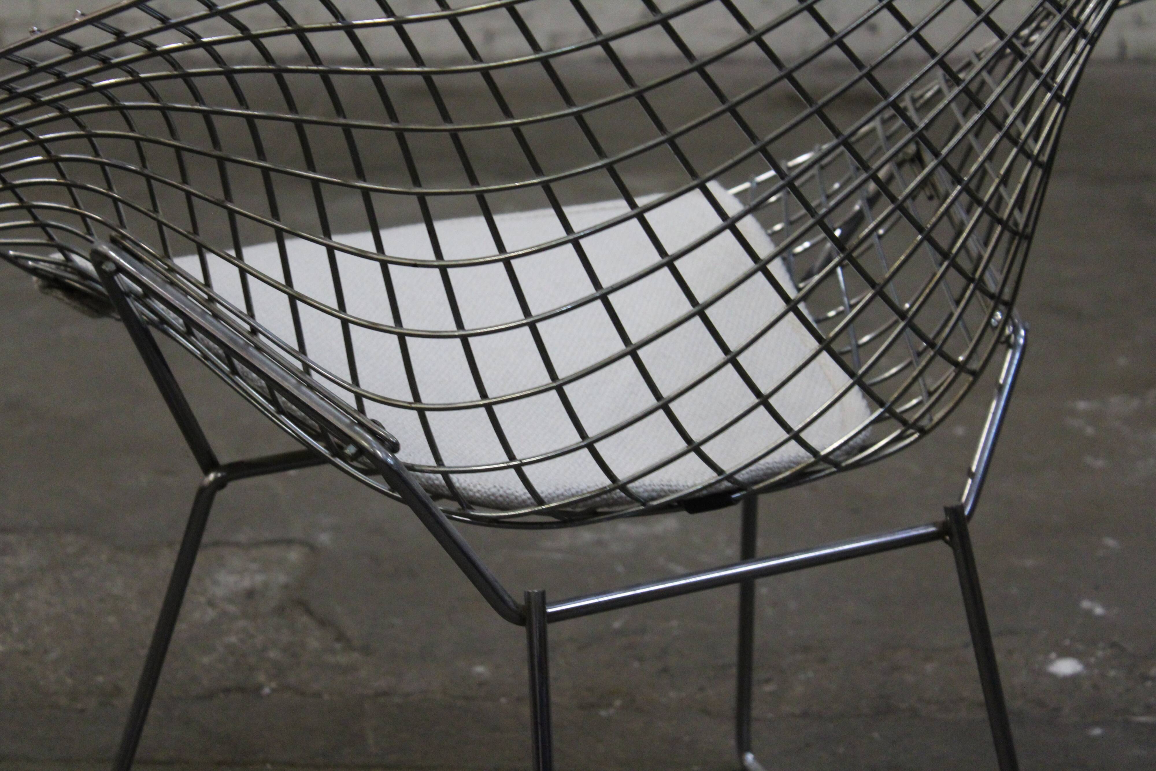 Diamond armchair by Harry Bertoia Knoll edition 1970