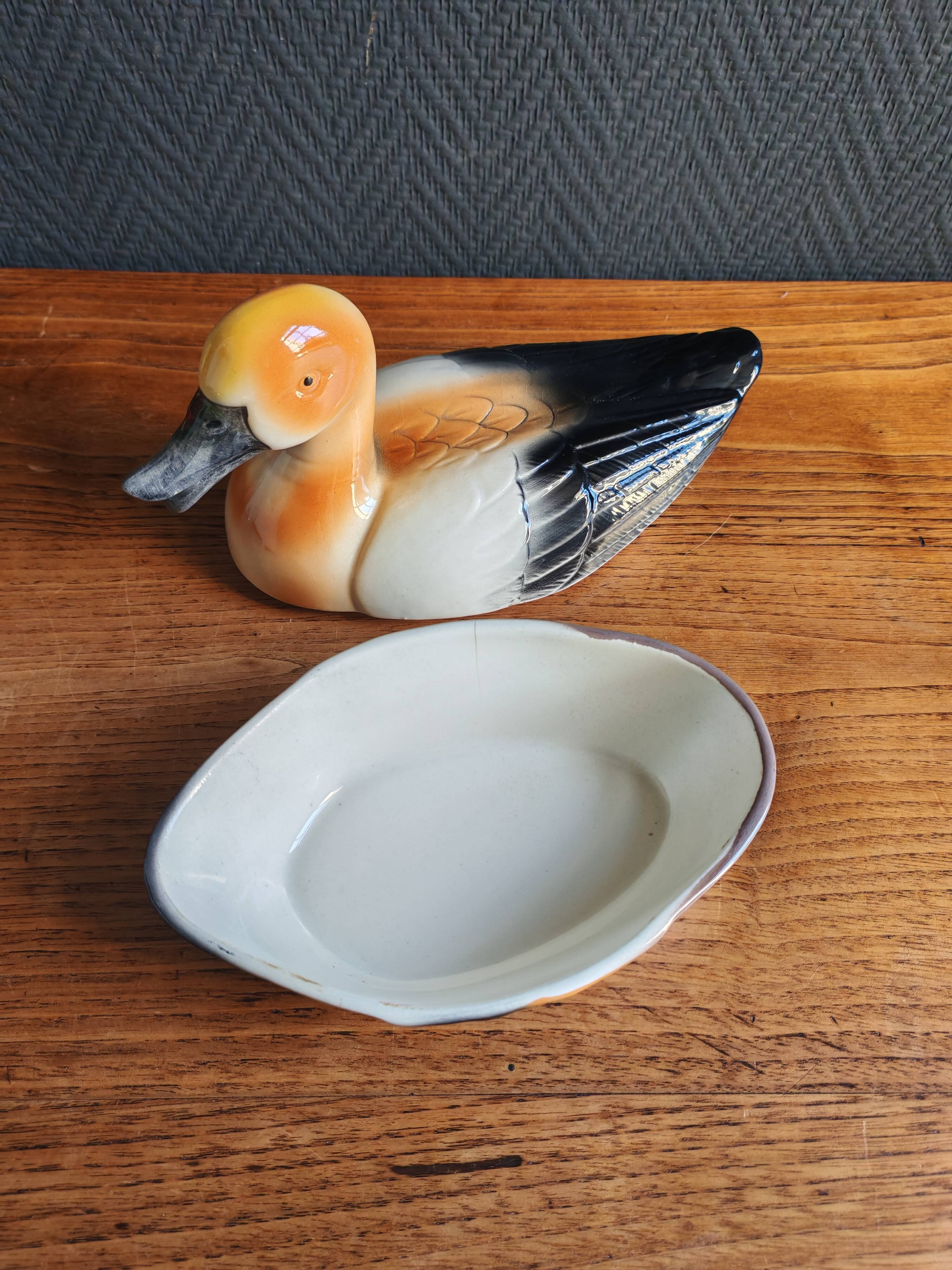 Vintage Duck Terrine in Ceramic – Artisanal Foie Gras Dish