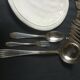Silver metal housewife