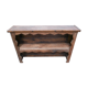 Top of solid wood rustic hutch