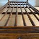 Vintage brown bamboo living room coffee table