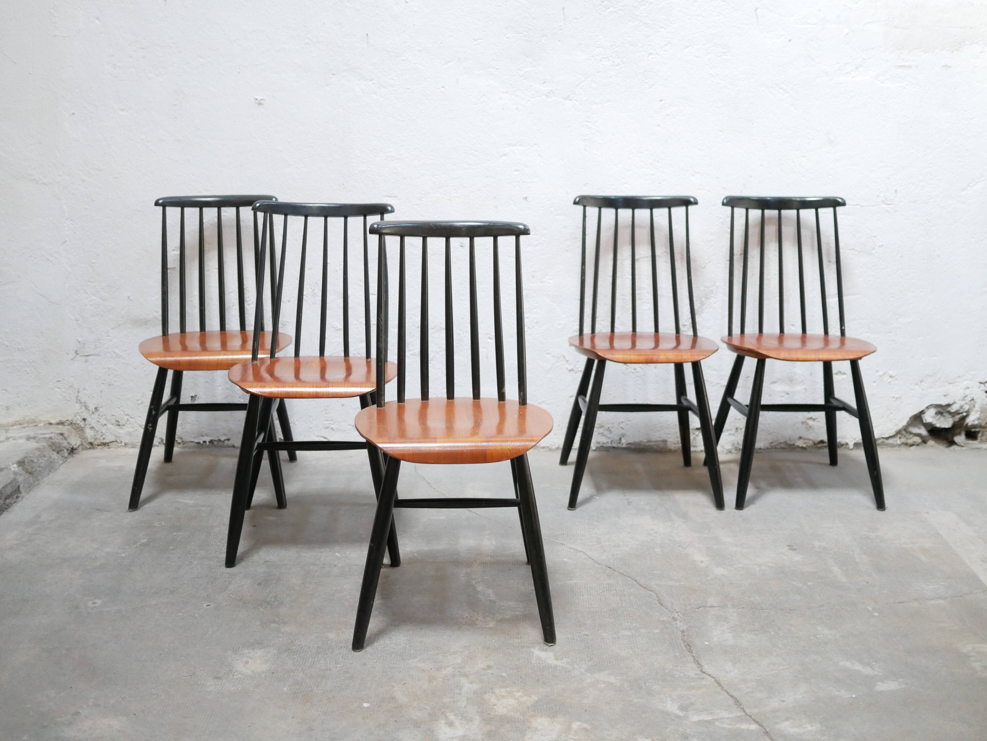 Vintage Scandinavian chair by I.Tapiovaara model Fanett