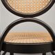 Chairs in bent beech and vienna straw, 1980