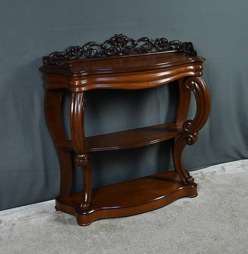 Mahogany console, Napoléon III period – 2nd half of the 19th century