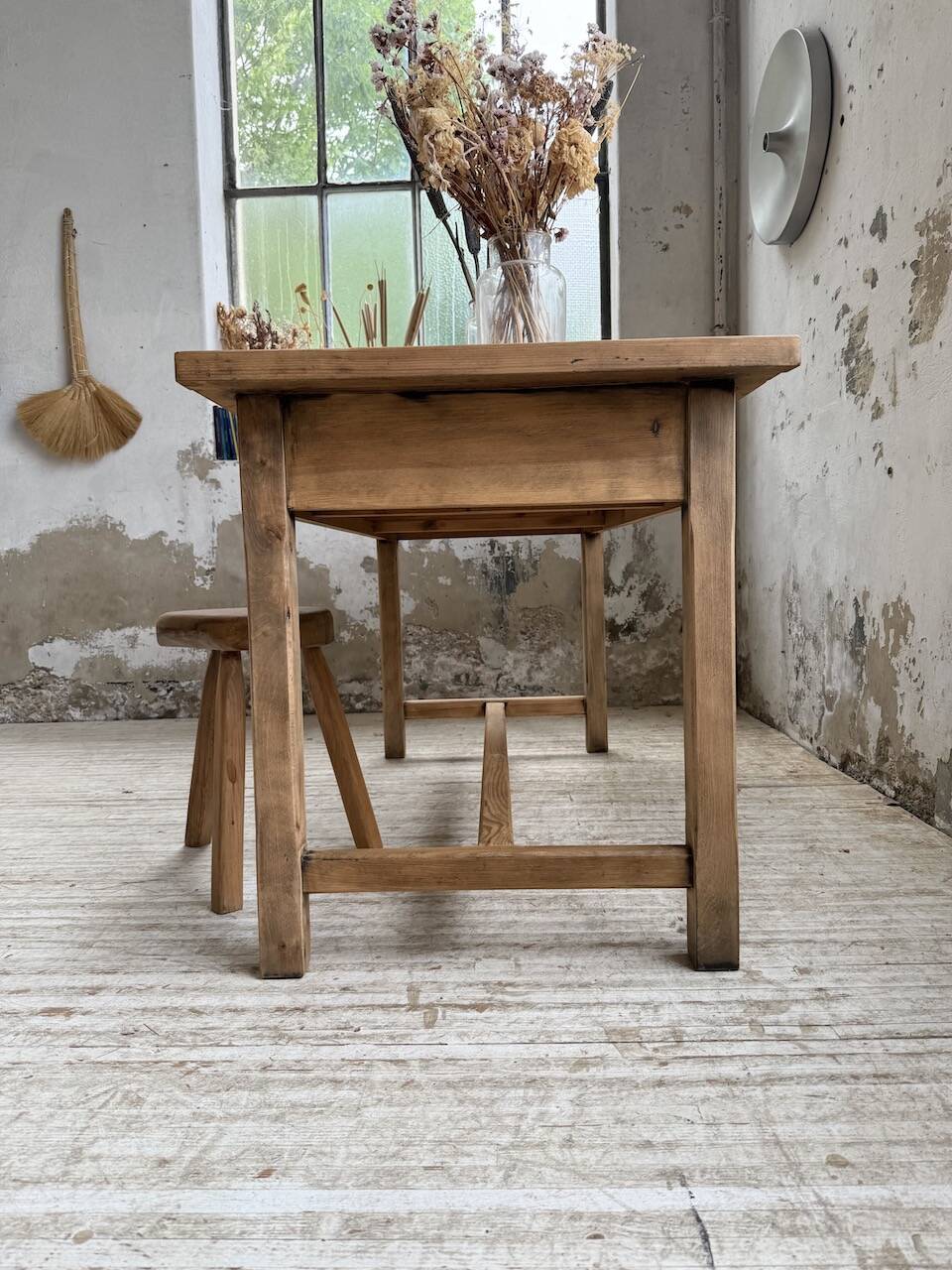 Farm table in pine, 1950s