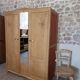 Renovated Art Deco oak wardrobe