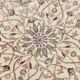 Soft Beige Floral Vintage Rug, One of a Kind Vintage Rug, 277x354 Cm