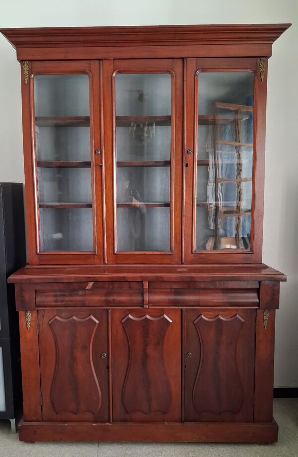 Vitrine anglaise en acajou