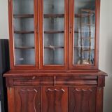 English display cabinet in mahogany