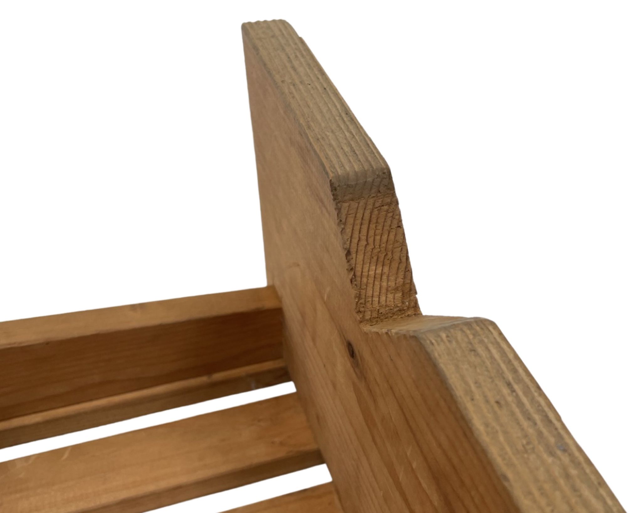Vintage brutalist footstool minimalist design
