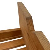 Vintage brutalist footstool minimalist design