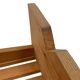 Vintage brutalist footstool minimalist design