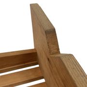 Vintage brutalist footstool minimalist design