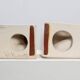 Pair Ceramic bookends by Godofridus Boonekamp for Plateelbakkerij Schoonhov