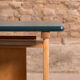 Casala double office in solid beech renovated and restyled, circa 1960