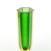 Murano Sommerso vase, mid-century modern, glass, designed by F. Poli, Italy, 1950s