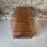 Smoked Plexiglas coffee table by Michel Dumas for Roche Bobois, 1970.