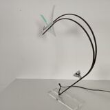 Plexiglas and metal lamp from Relco Milano, Italy 1980s