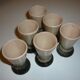 Lot de 6 verres en grès